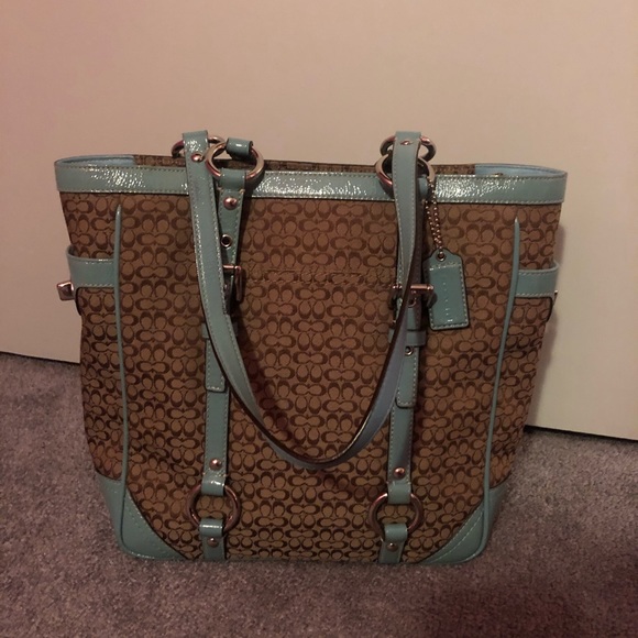 Coach Monogram Tote - Picture 1 of 2